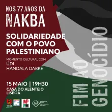 Lisboa Nakba 77 anos