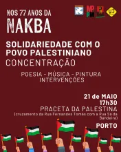 Porto Nakba 77 anos