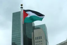 Bandeira palestina na ONU