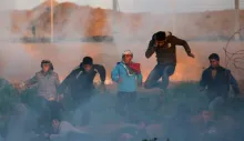 Faixa de Gaza, 11 de Janeiro de 2019. REUTERS Ibraheem Abu Mustafa