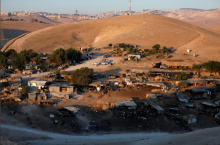 A aldeia de Khan al-Ahmar. Foto: REUTERS/Mohamad Torokman
